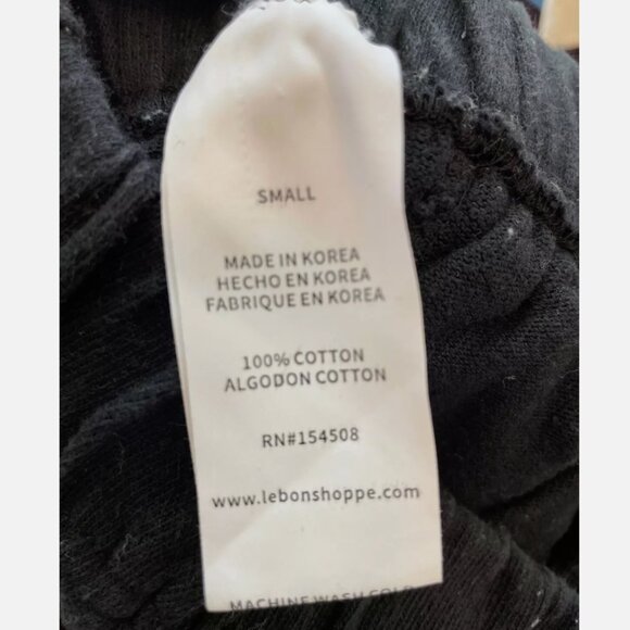 LE BON SHOPPE BALLOON PANTS - BLACK size SMALL REGULAR (NOT HEAVIER WEIGHTED) - Picture 5 of 6